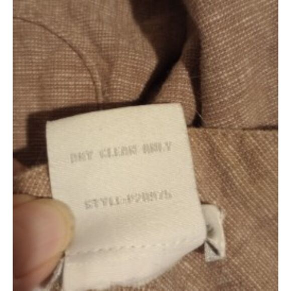 Charlotte Russe Junior's Size 11 Linen Blend Khaki Shorts - Picture 6 of 6